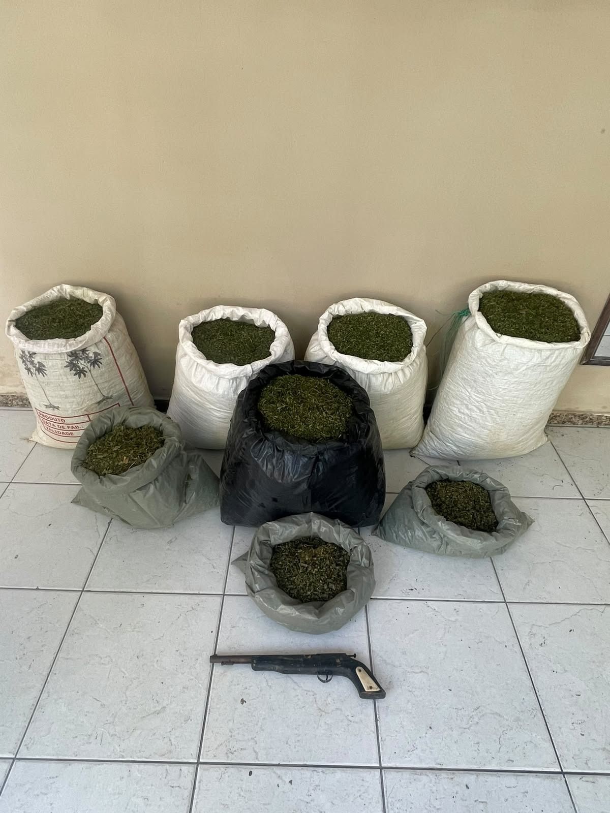 Maconha Em Sacos Para Comercialização