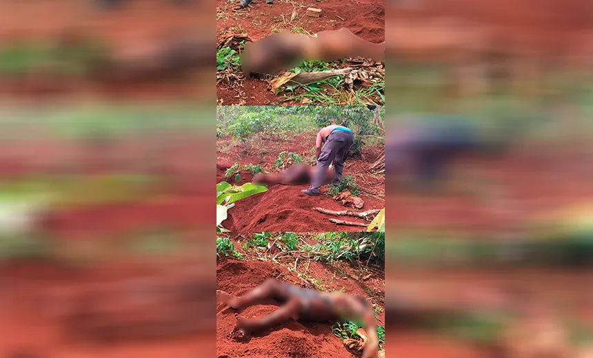 Dois corpos são encontrados em cova rasa na zona rural de Coração de Maria