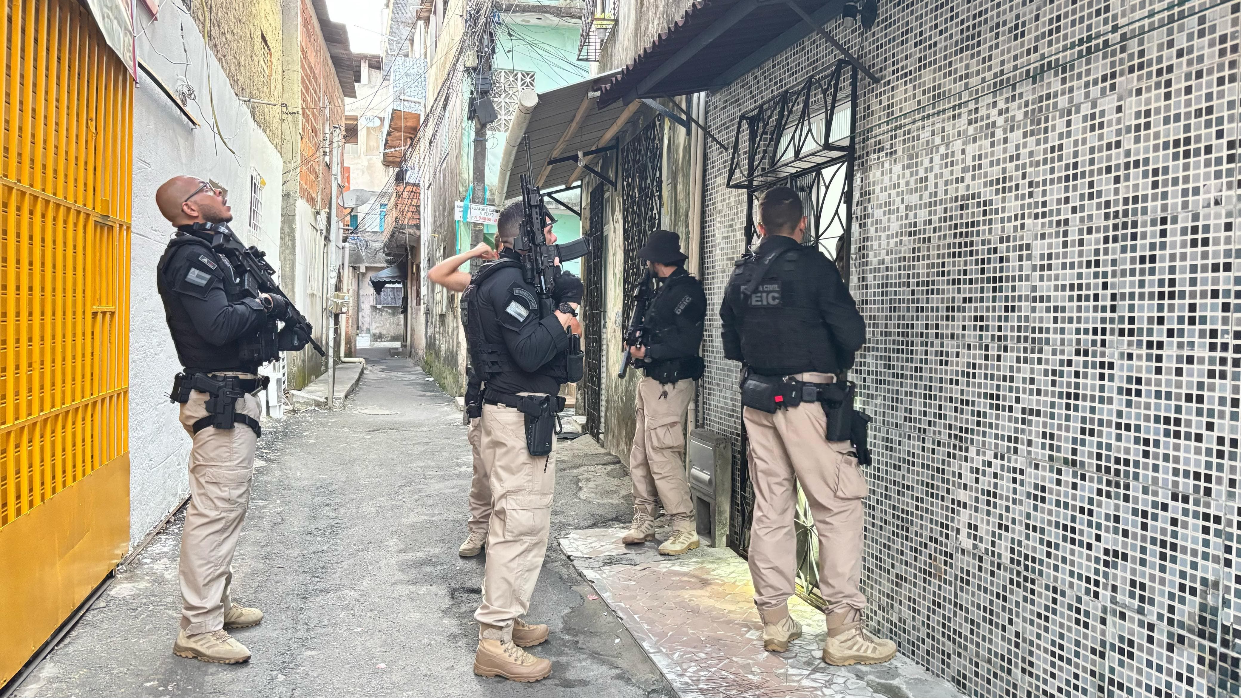 Os criminosos, em sua maioria moradores da Bahia, atuavam em bairros em Salvador. Divulgação