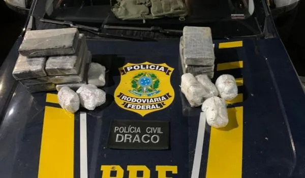 Traficante tenta usar nome do irmão inocente para enganar a polícia mas acaba preso com 14 Kg de cocaína