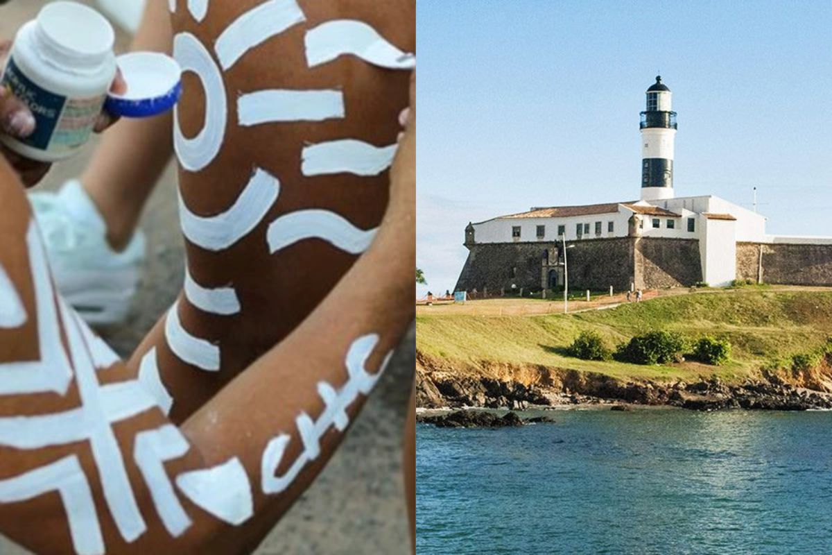  Suspeitos De For&ccedil;ar Pintura Corporal E Extorquir Turistas No Farol Da Barra Foto Emerson Monteiro Wikimedia Commons Reprodu&ccedil;&atilde;o