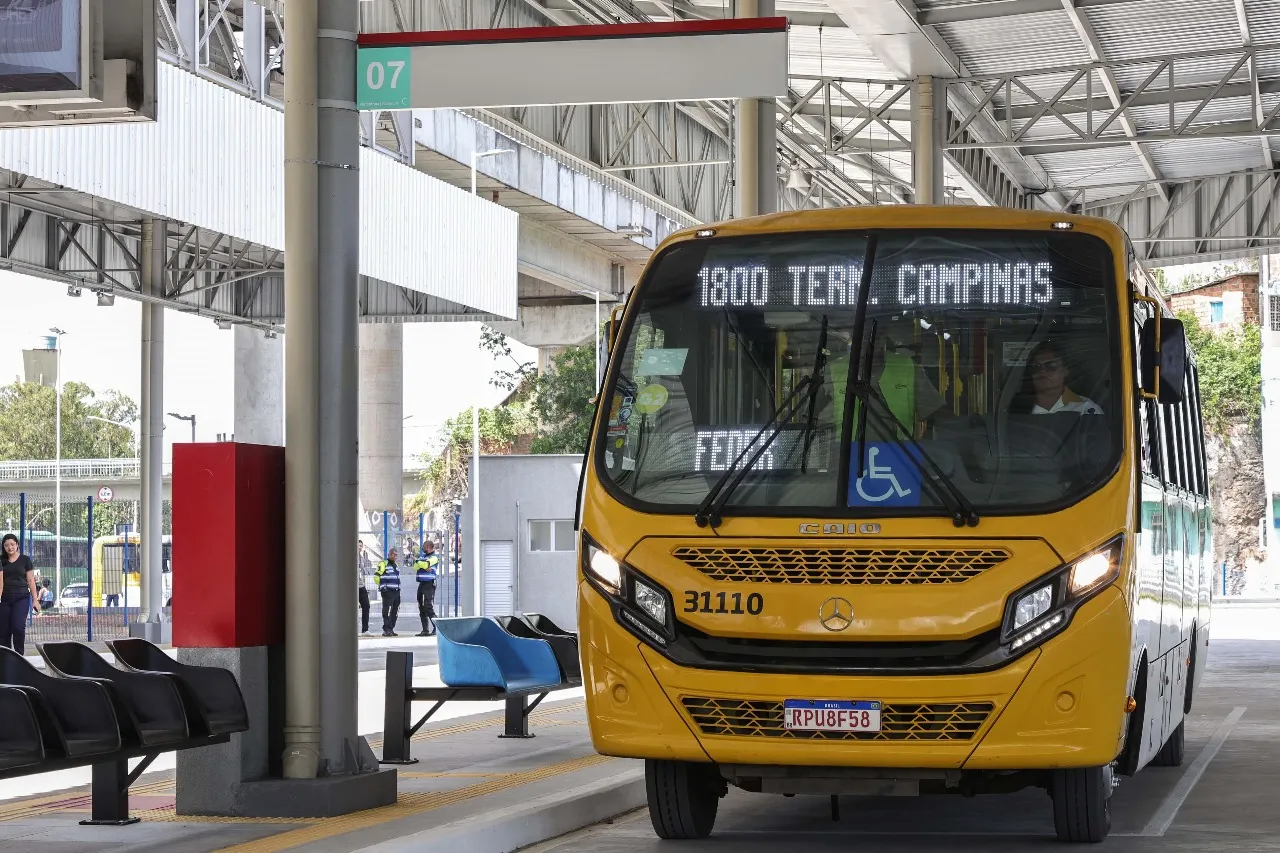 Imagem da nova linha de ônibus 