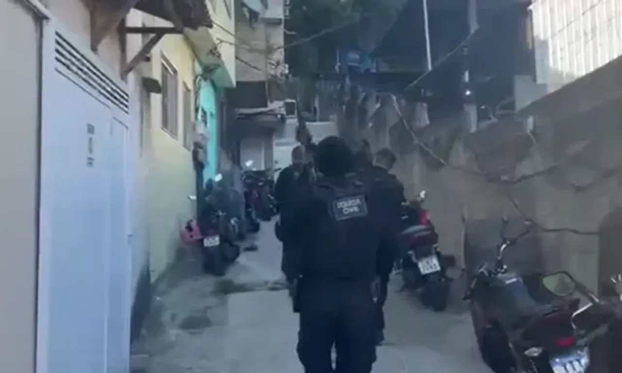 Opera&ccedil;&atilde;o da Pol&iacute;cia Civil em Salvador. Foto: Ascom-PCBA