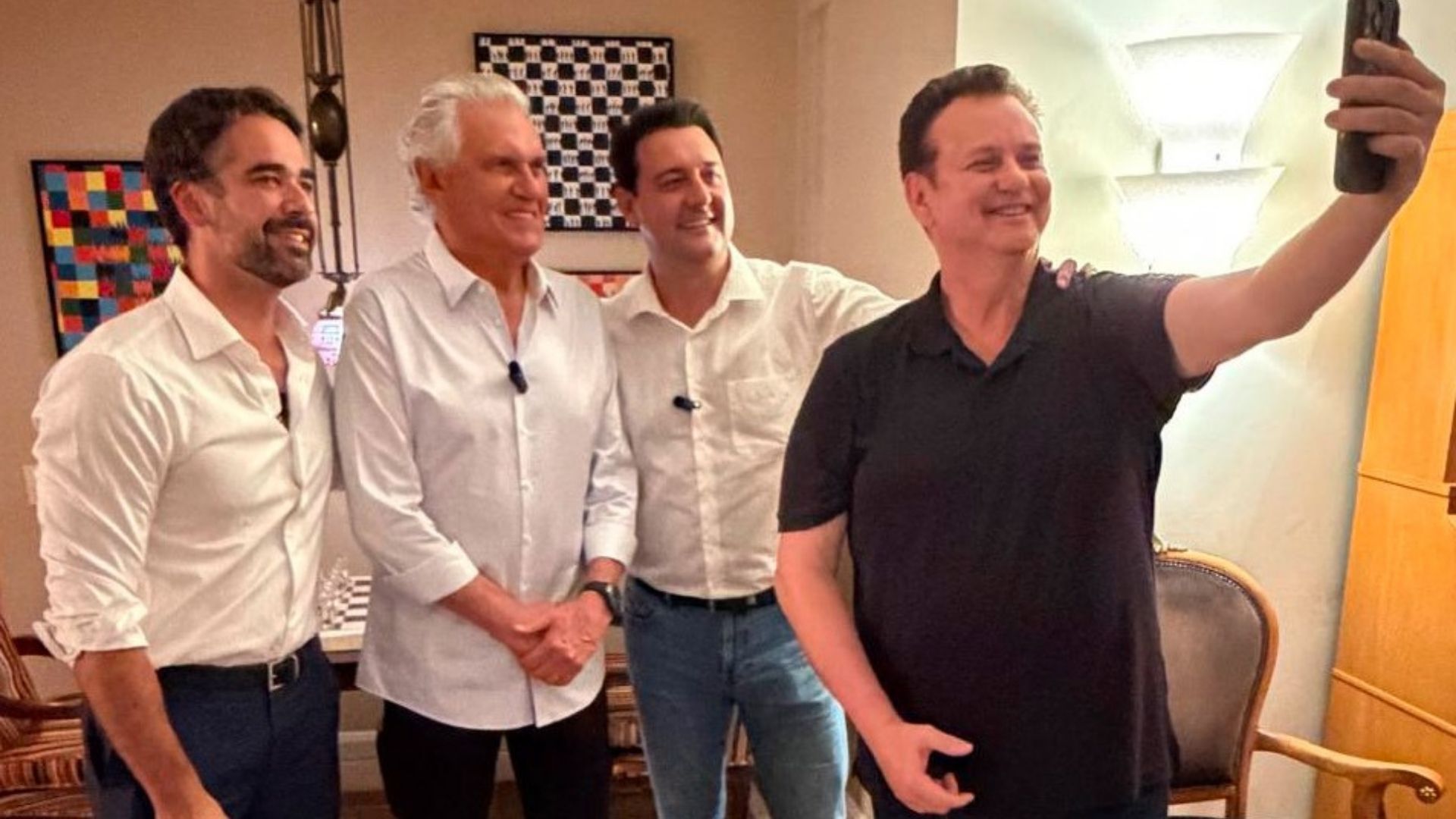 Eduardo Leire, Ronaldo Caiado, Ratinho Jr e Gilberto Kassab