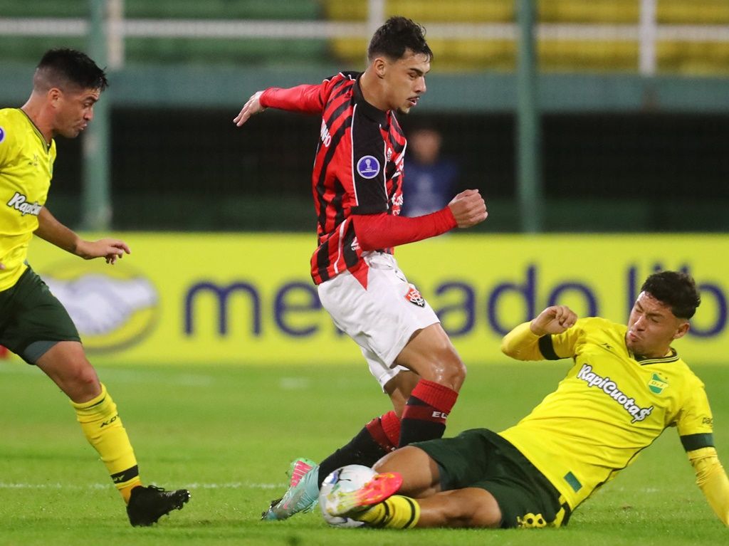 Com o empate, o Vitória soma dois pontos na Sul-Americana. Foto: Reprodução/X