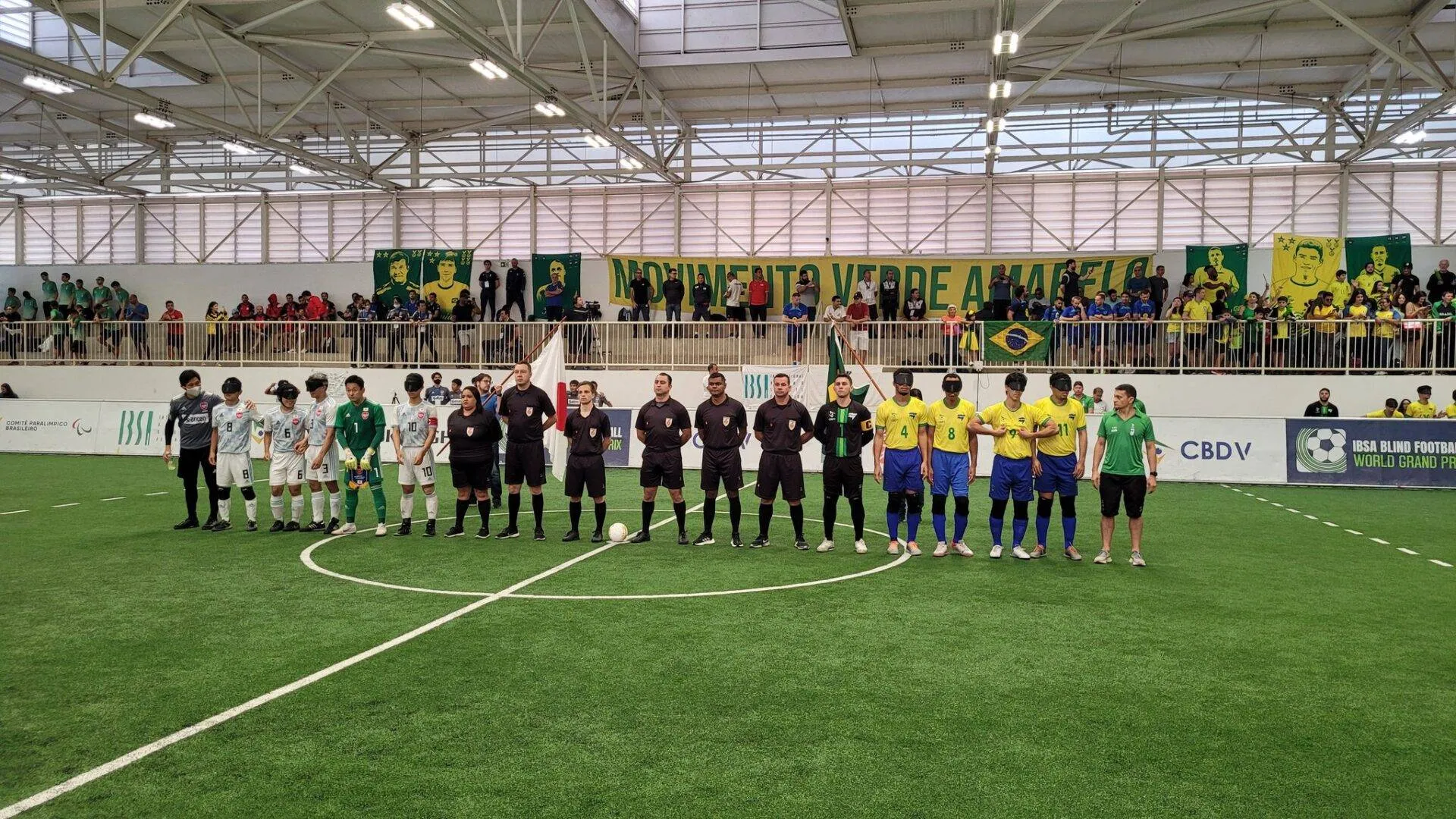 Brasil é bicampeão de Grand Prix Internacional de futebol de cegos