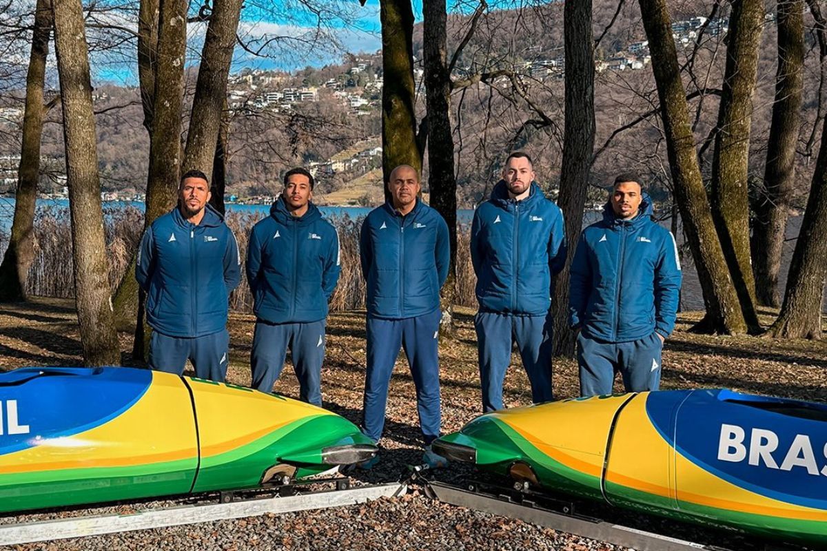 Time brasileiro de Bobsled|  Foto: Divulga&ccedil;&atilde;o @icebrasil