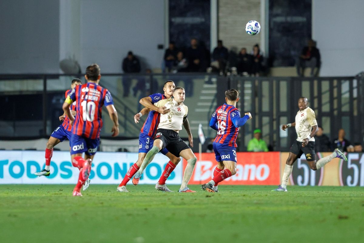 O último jogo entre Bahia x Vasco terminou em 3x1 para os cariocas. Foto: EC Bahia