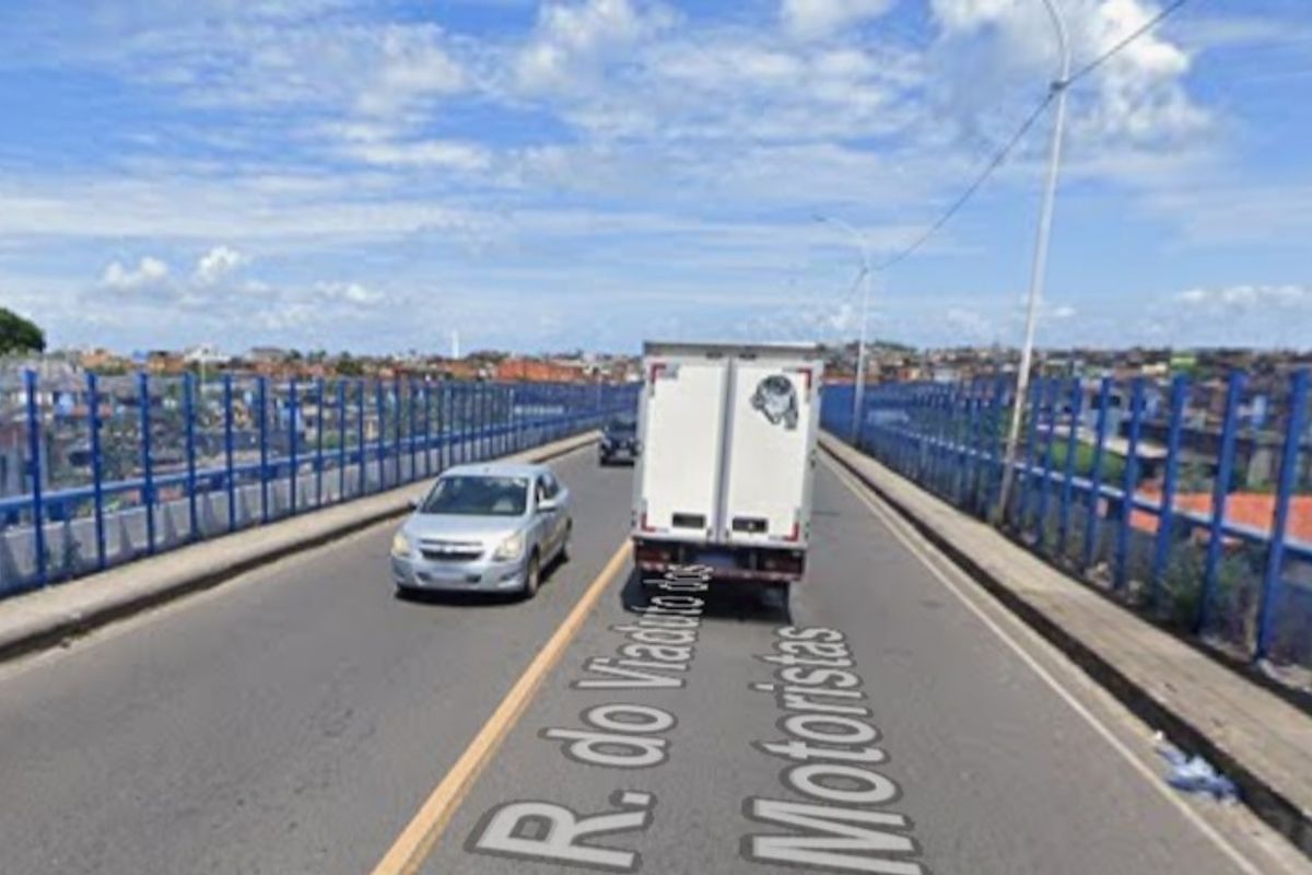 Viaduto dos Motoristas. Foto: Reprodu&ccedil;&atilde;o | Google Maps