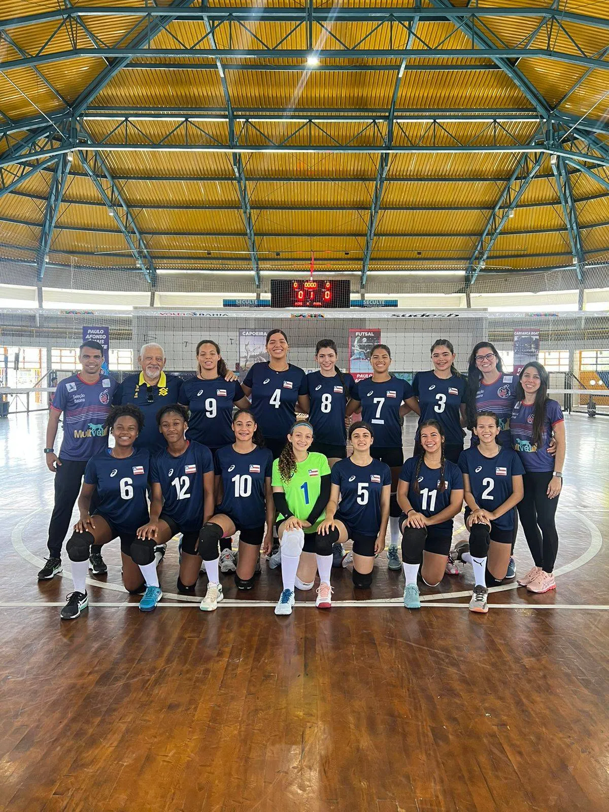 Seleção Baiana de Vôlei vence primeira partida do Brasileiro Sub-18