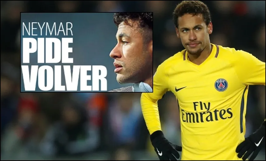 “FOI UM ERRO”: Neymar se arrependeu de ir para o PSG e quer voltar ao Barcelona, diz jornal