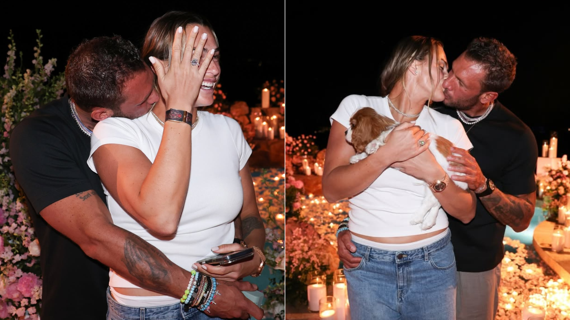 Aryna Sabalenka foi pedida em casamento por empres&aacute;rio brasileiro | Fotos: Instagram