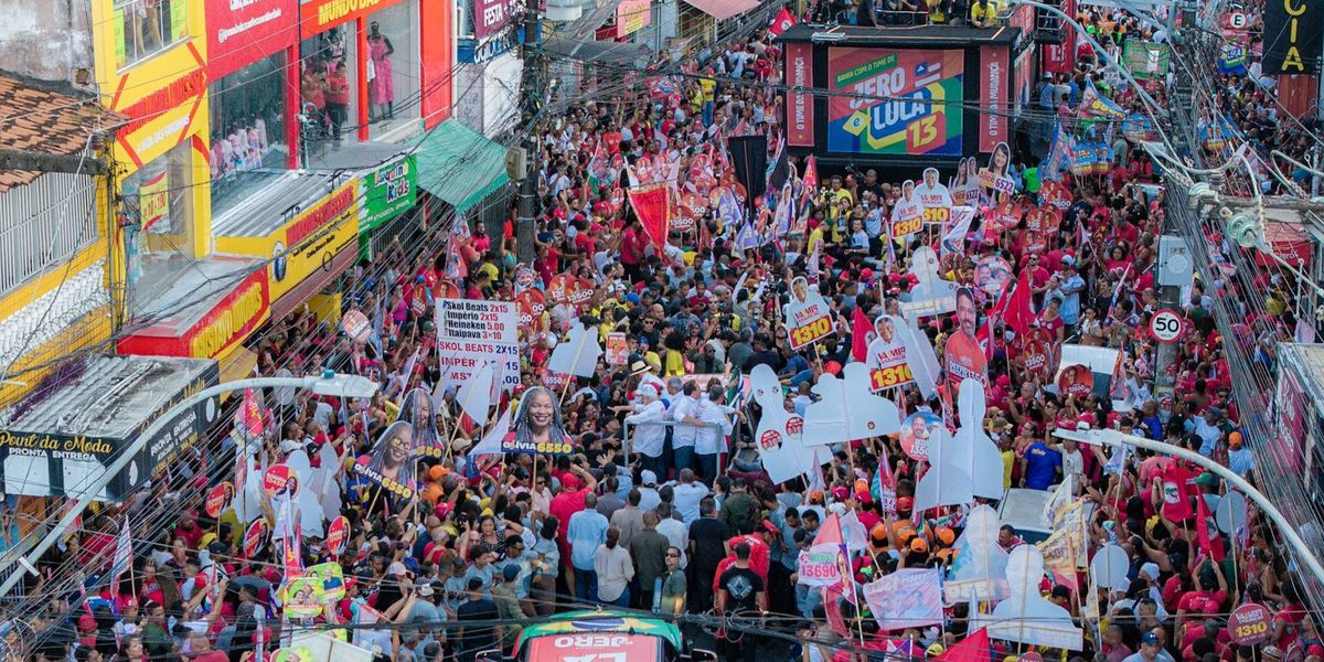 Caminhada De Lula Re&uacute;ne Apoiadores E Lideran&ccedil;as Pol&iacute;ticas No Bairro Da Liberdade, Em Salvador. Foto Ricardo Stuckert
