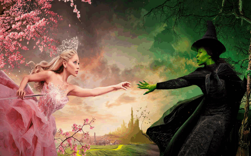 A sequência do filme musical Wicked, intitulada Wicked: Parte II ou Wicked: For Good, tem estreia prevista no Brasil para 20 de novembro de 2025. O longa dá continuidade à jornada de Elphaba e Glinda, apresentada na primeira parte, lançada em 2024/Foto: Reprodução digital/Vitrine Filmes