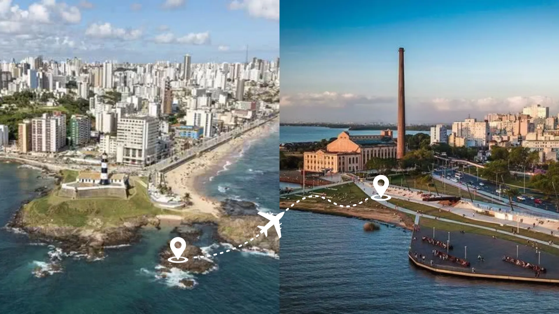 Salvador e Porto Alegre