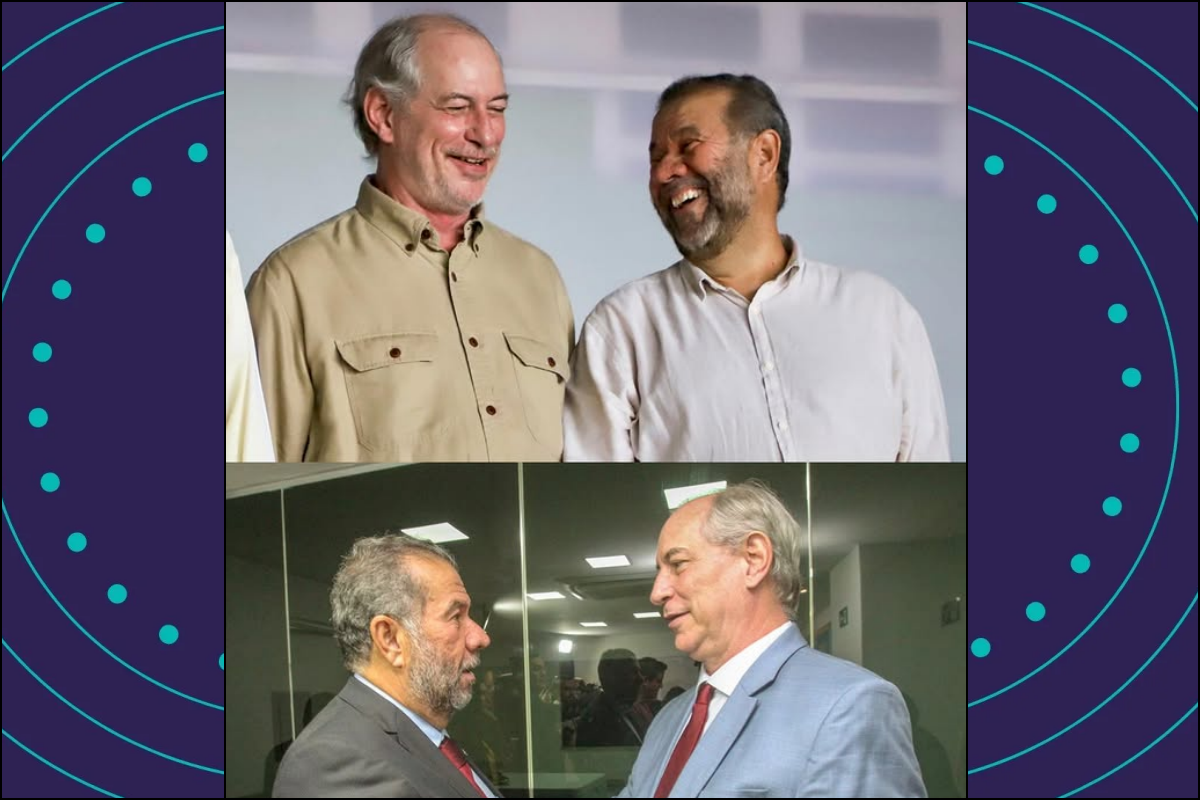Ciro Gomes e o presidente do PDT, Carlos Lupi, são amigos. Foto: Redes Sociais