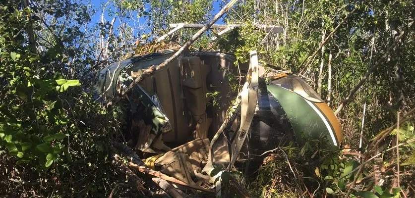 ACIDENTE AÉREO: Morre piloto de helicóptero que caiu em Jaguaripe, no interior da Bahia