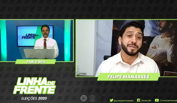 Linha de Frente: Felipe Manassés critica número de secretarias em Lauro de Freitas; "preocupados com política"