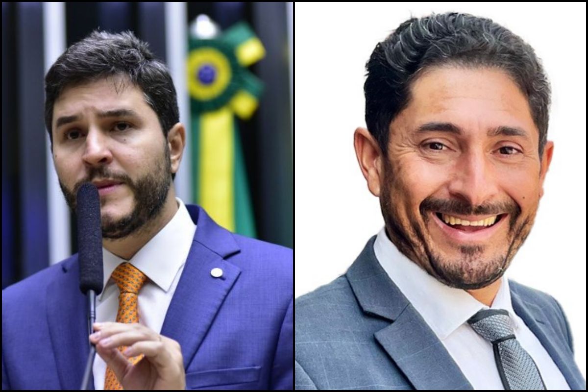 O deputado federal Maurício Carvalho (União-RO) e o vereador Márcio Pacele (Republicanos). Foto: Divulgação