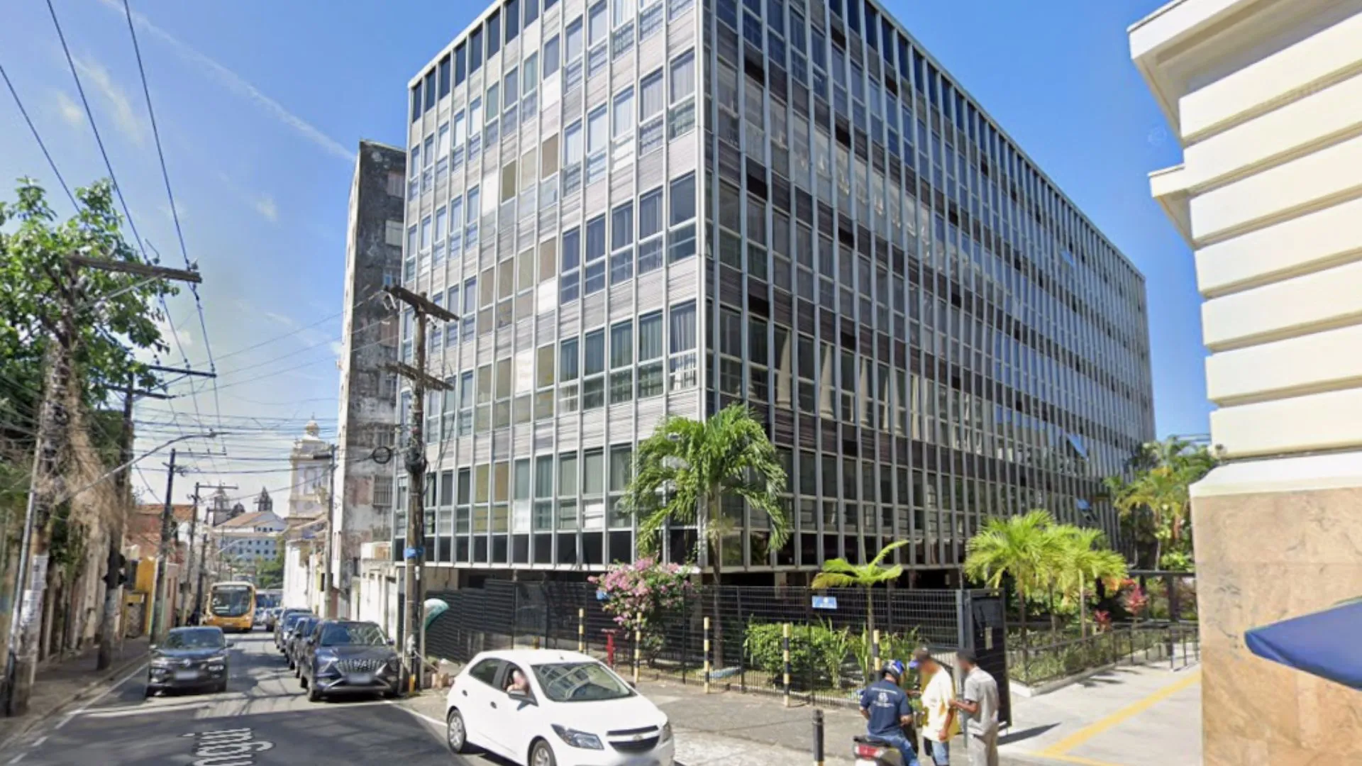 Fórum de Salvador é atingido por tiro após partida do Bahia. Foto: Google Street View
