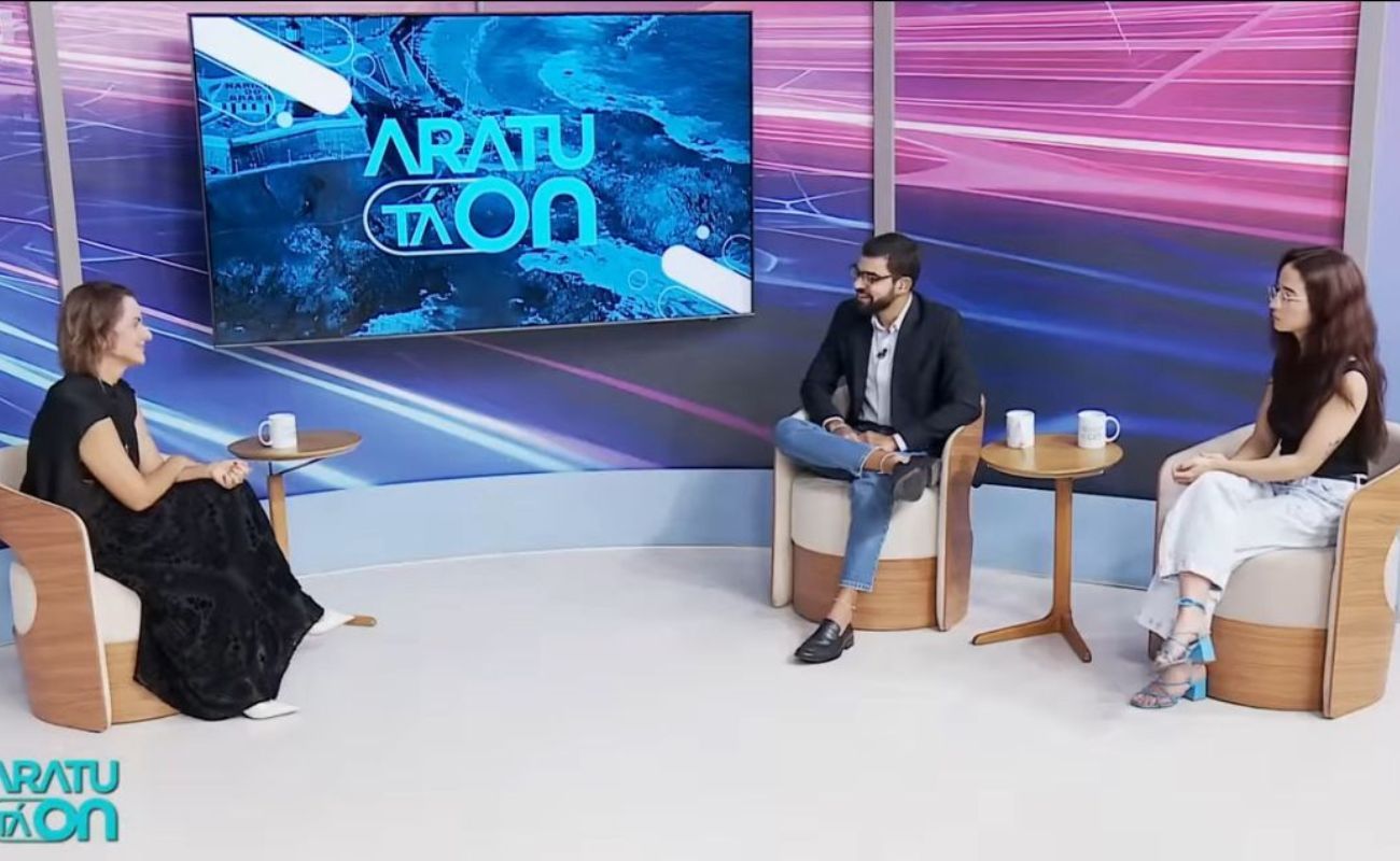 Ana Chaves no podcast Aratu Tá On