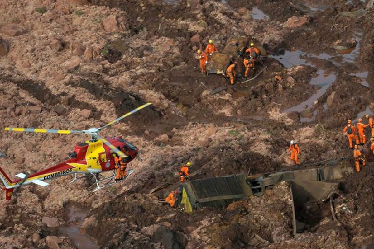 Trag&eacute;dia de Brumadinho. Foto: Divulga&ccedil;&atilde;o