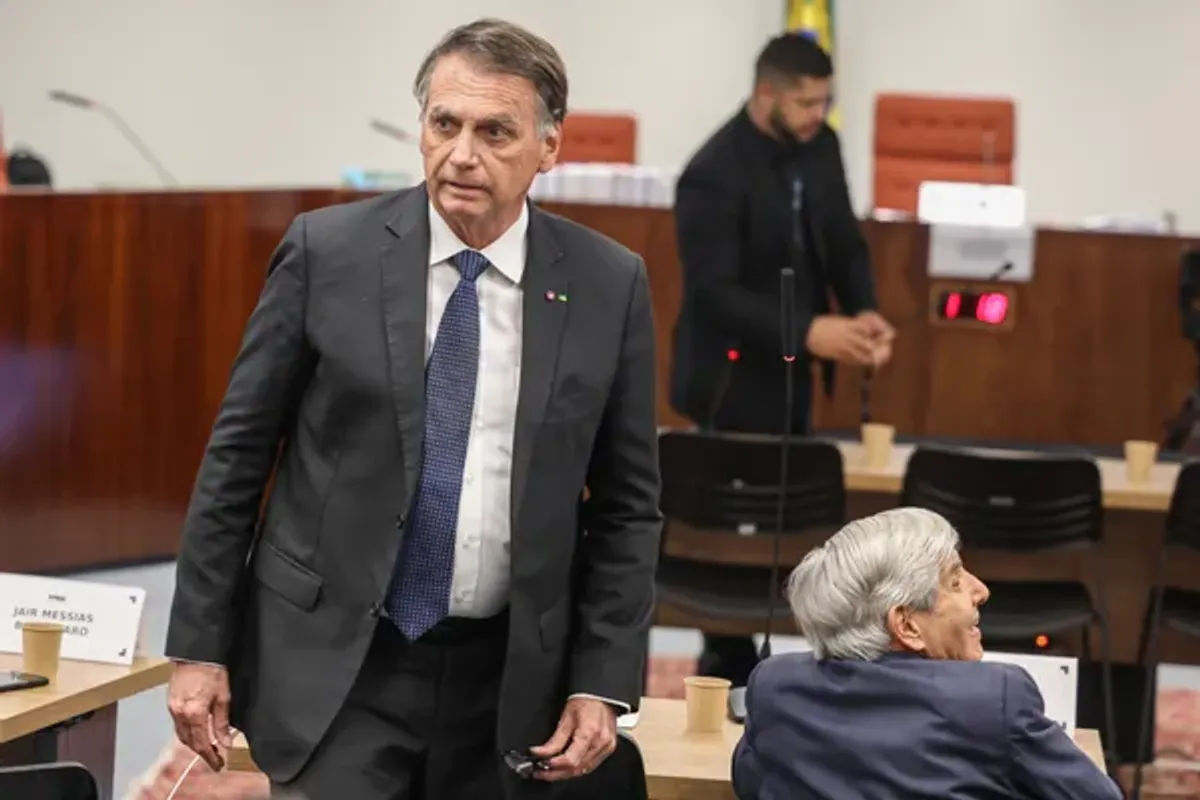 Jair Bolsonaro em julgamento no STF | Foto: Valter Campanato/Agência Brasil