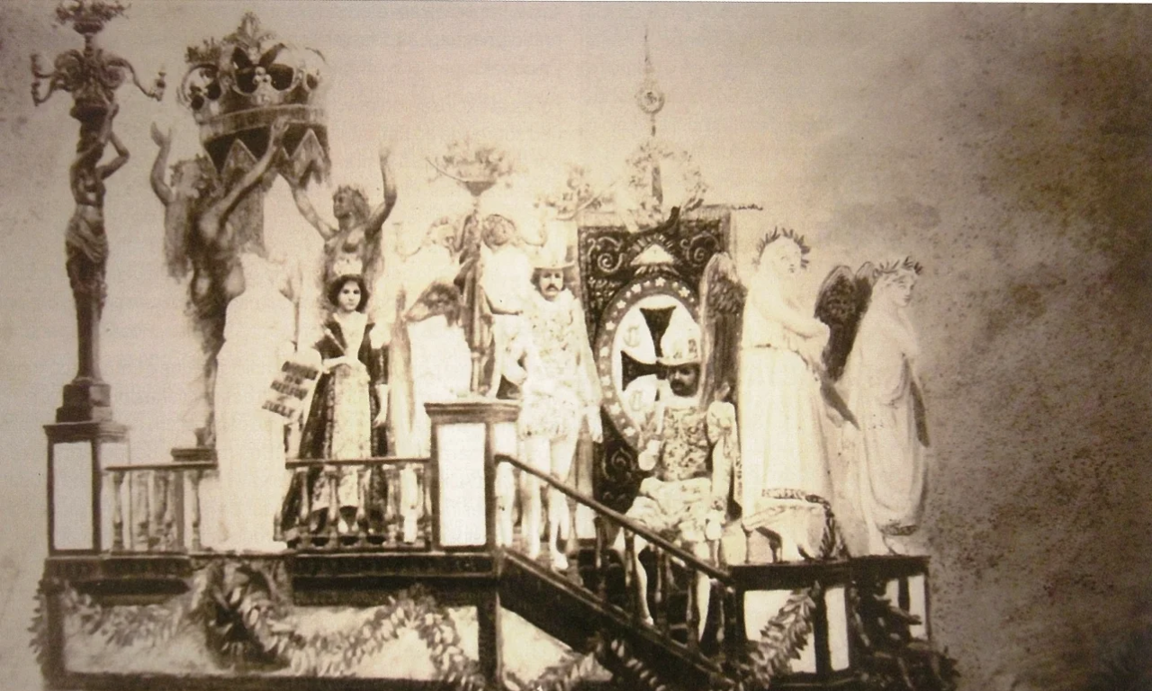 Casar&atilde;o da Cruz Vermelha guarda hist&oacute;ria centen&aacute;ria do Carnaval de Salvador. Foto: Acervo Biblioteca P&uacute;blica do Estado da Bahia