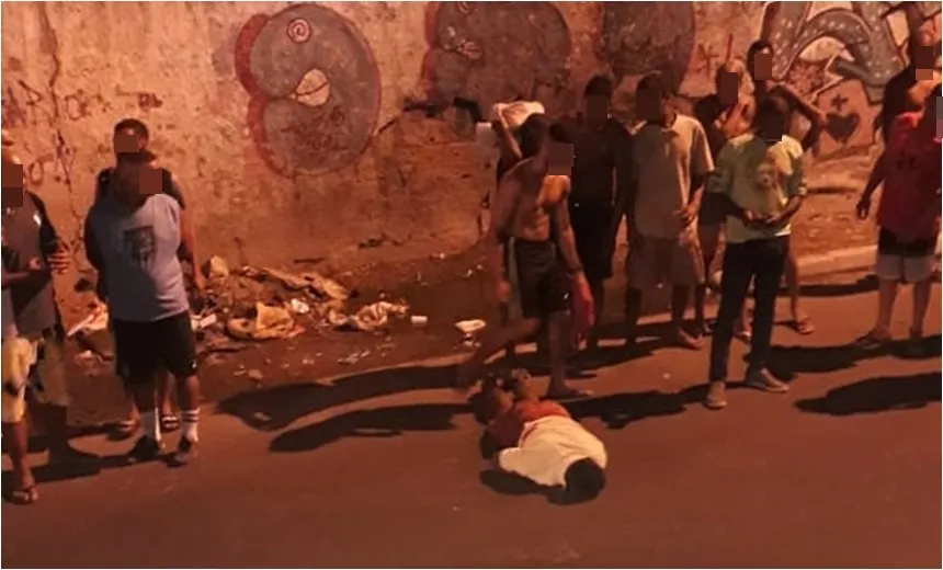 Homem é morto a pedradas por populares, no bairro do Uruguai