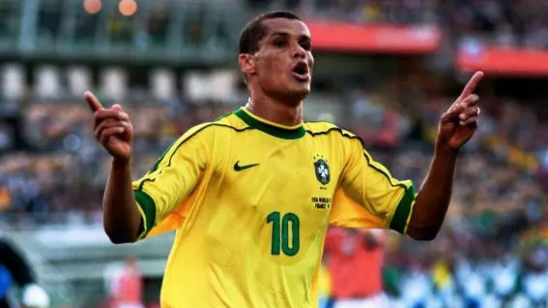 Pernambucano Rivaldo na seleção brasileira. Foto: Divulgação