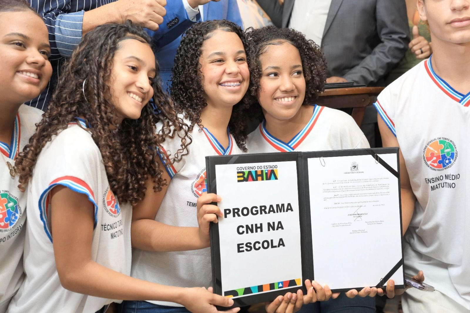Governo do estado lança dois projetos para obtenção de CNH gratuita. Foto: Thuane Maria/GOVBA