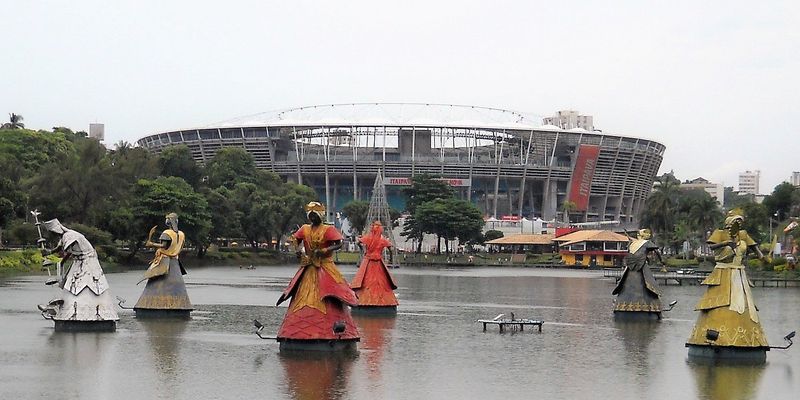 Pontos turísticos como o Dique do Tororó recebe reforço na fiscalização por serem áreas de maior circulação de visitantes e veículos/Foto: Reprodução 