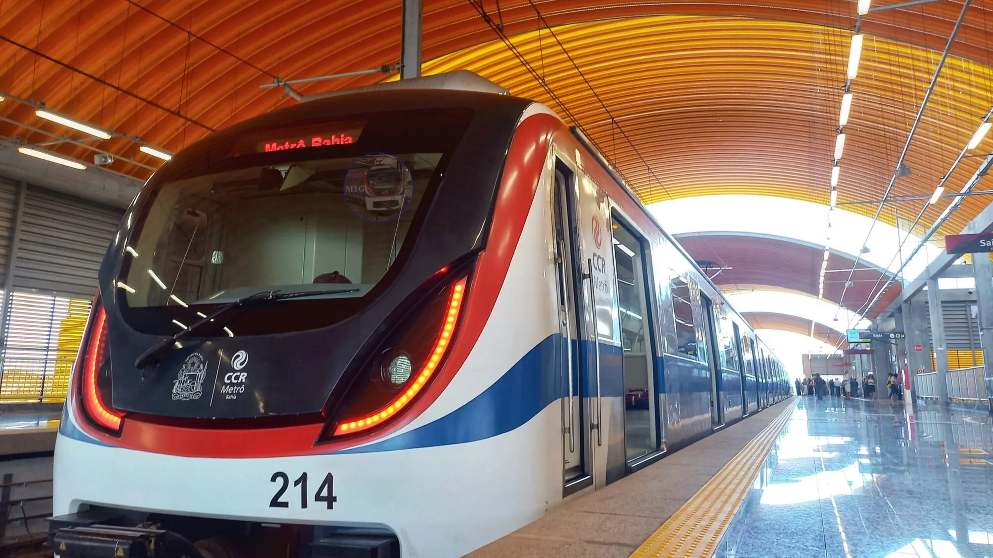Imagem do metrô de salvador 