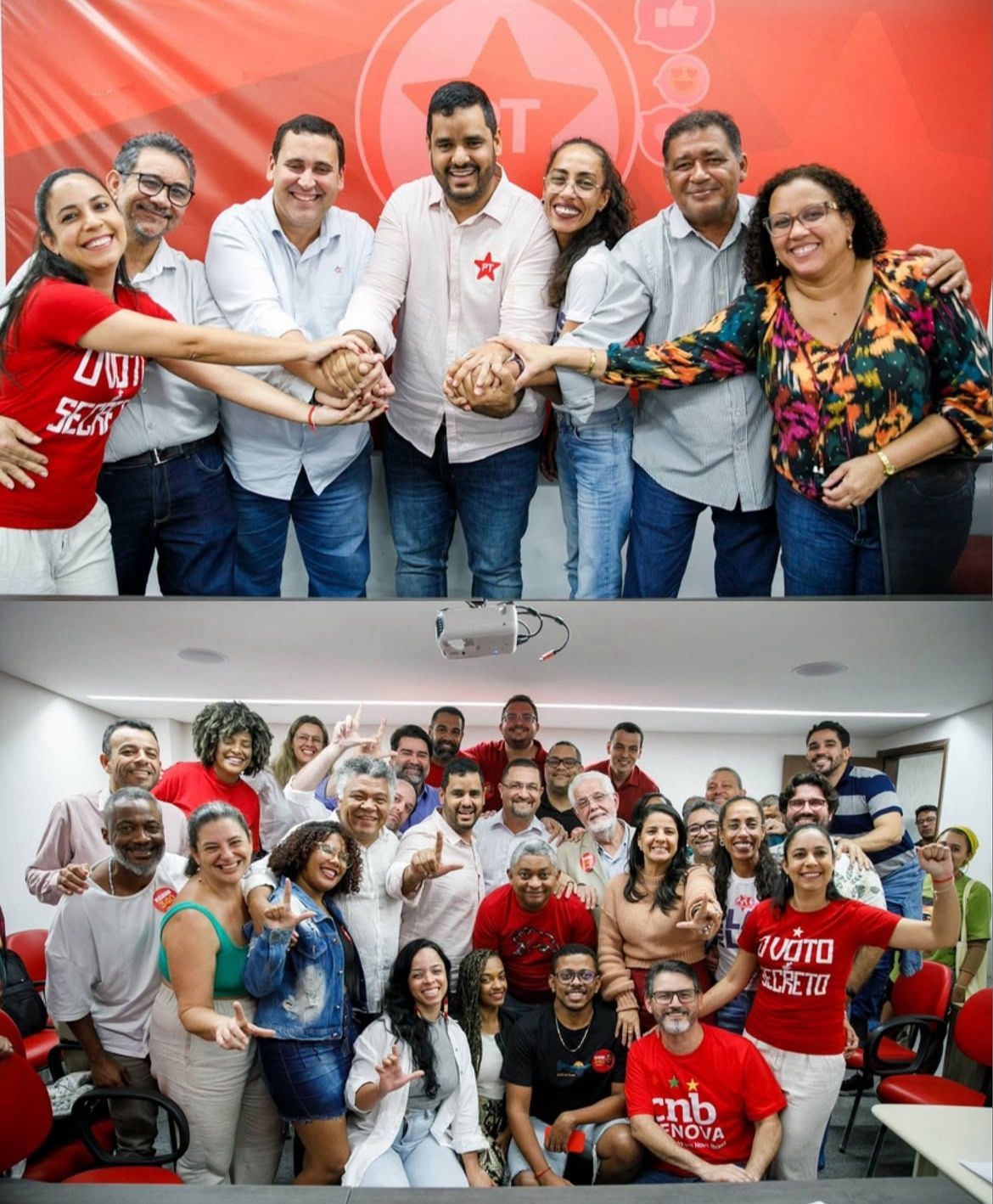 PT realiza PED; Foto: Reprodução/@tassiobrito