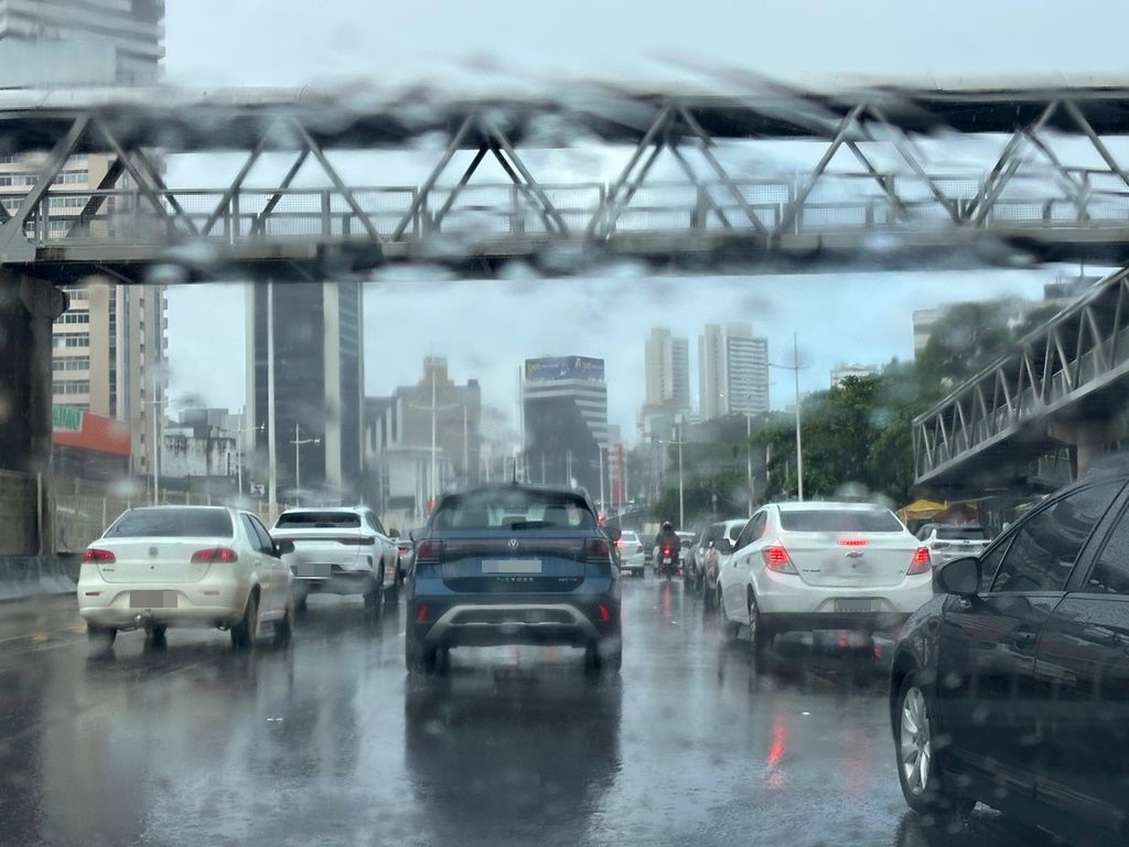 Como que é possível saber o quanto choveu em um bairro de Salvador. Foto: Bruna Castelo Branco/Aratu On