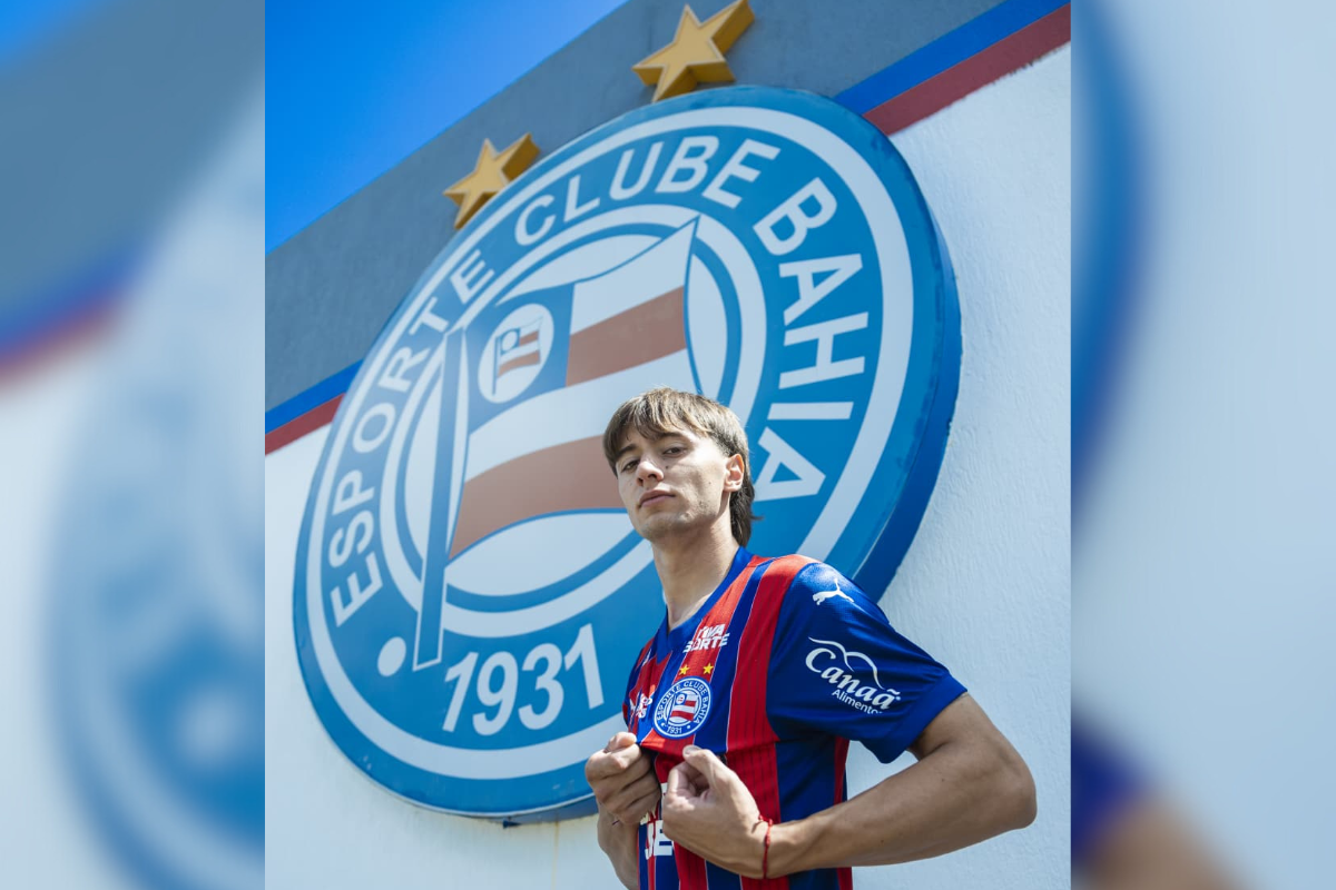 Rom&aacute;n G&oacute;mez &eacute; o novo refor&ccedil;o do Bahia. | Foto: Divulga&ccedil;&atilde;o EC Bahia 