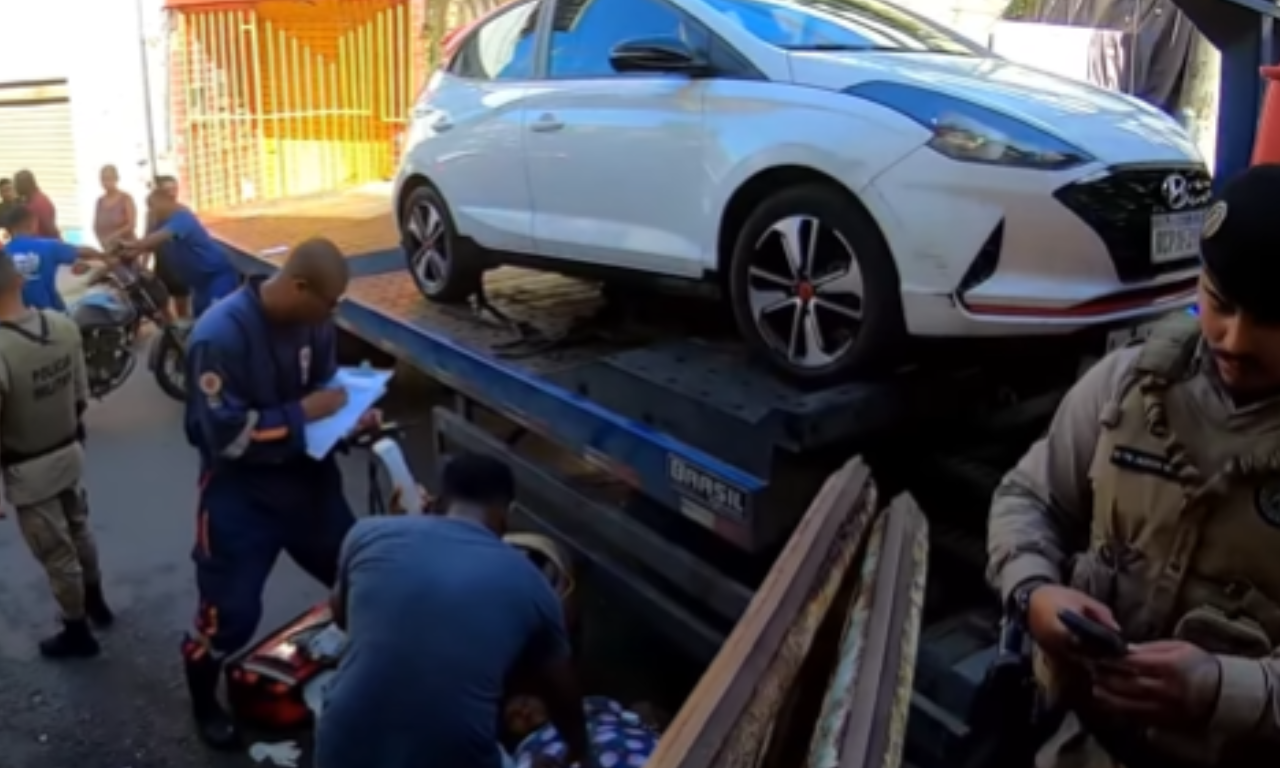 Acidente envolvendo caminhão, deixa duas pessoas feridas. Foto: redes sociais