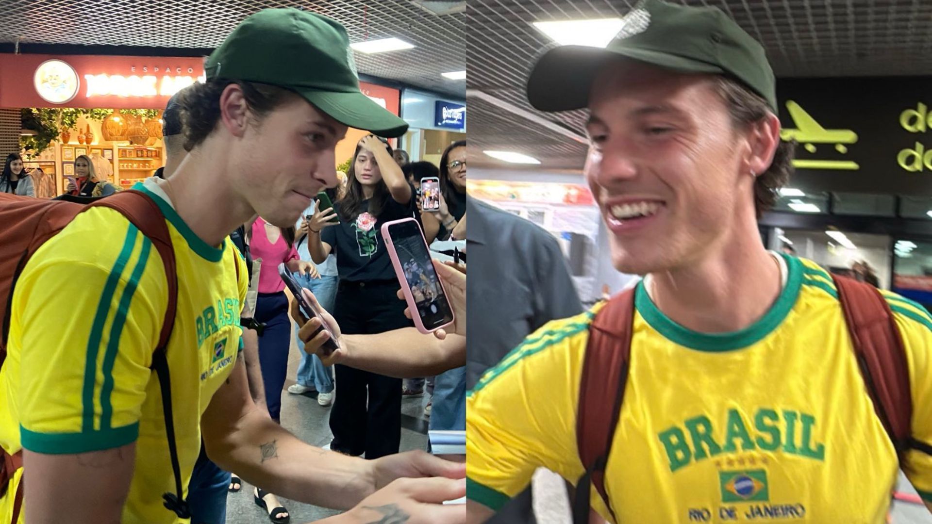 Shawn Mendes chegou em Salvador na noite desta sexta-feira | Imagens: reprodução/X