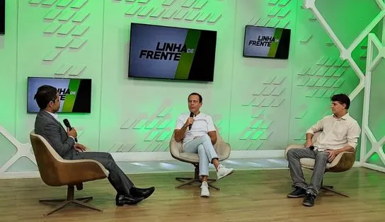 Linha de Frente entrevista João Doria, pré-candidato do PSDB à presidência; assista