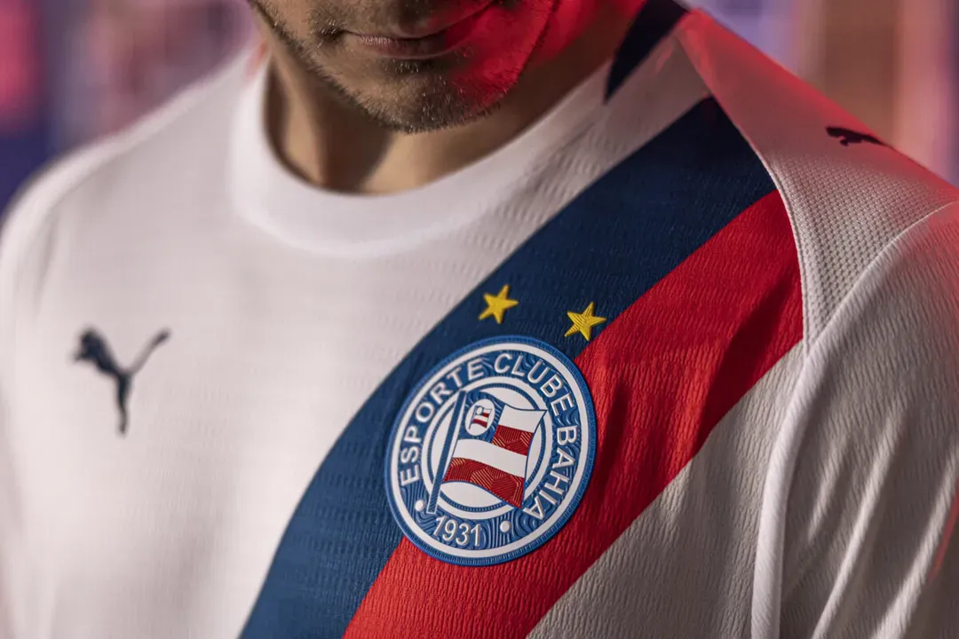 Nova Camisa I Do Bahia Para a Temporada 2026 Foto Divulga&ccedil;&atilde;o  Ec Bahia