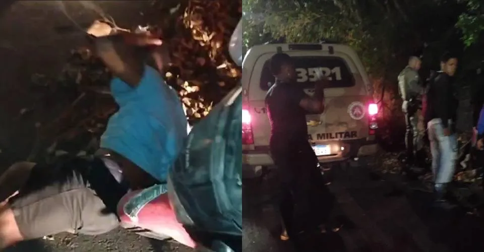 Vídeo: suspeito de roubo fica ferido em tentativa de linchamento no Caminho das Árvores