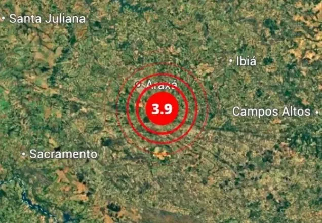 Tremor de magnitude 3.9 assusta moradores de Araxá (MG); veja vídeo