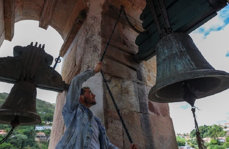 Profissões Inusitadas - Sineiro. Foto: Flávio Tavares | O Tempo