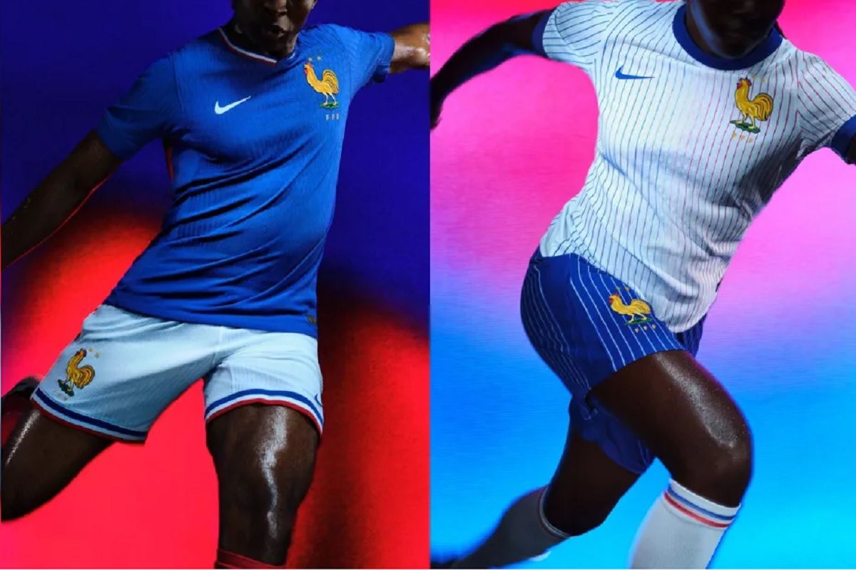 Camisas da seleção francesa. Foto: Divulgação