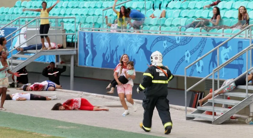 RIO 2016: De olho na segurança, Fonte Nova é alvo de simulação de ataque terrorista; Arena receberá 10 jogos em agosto