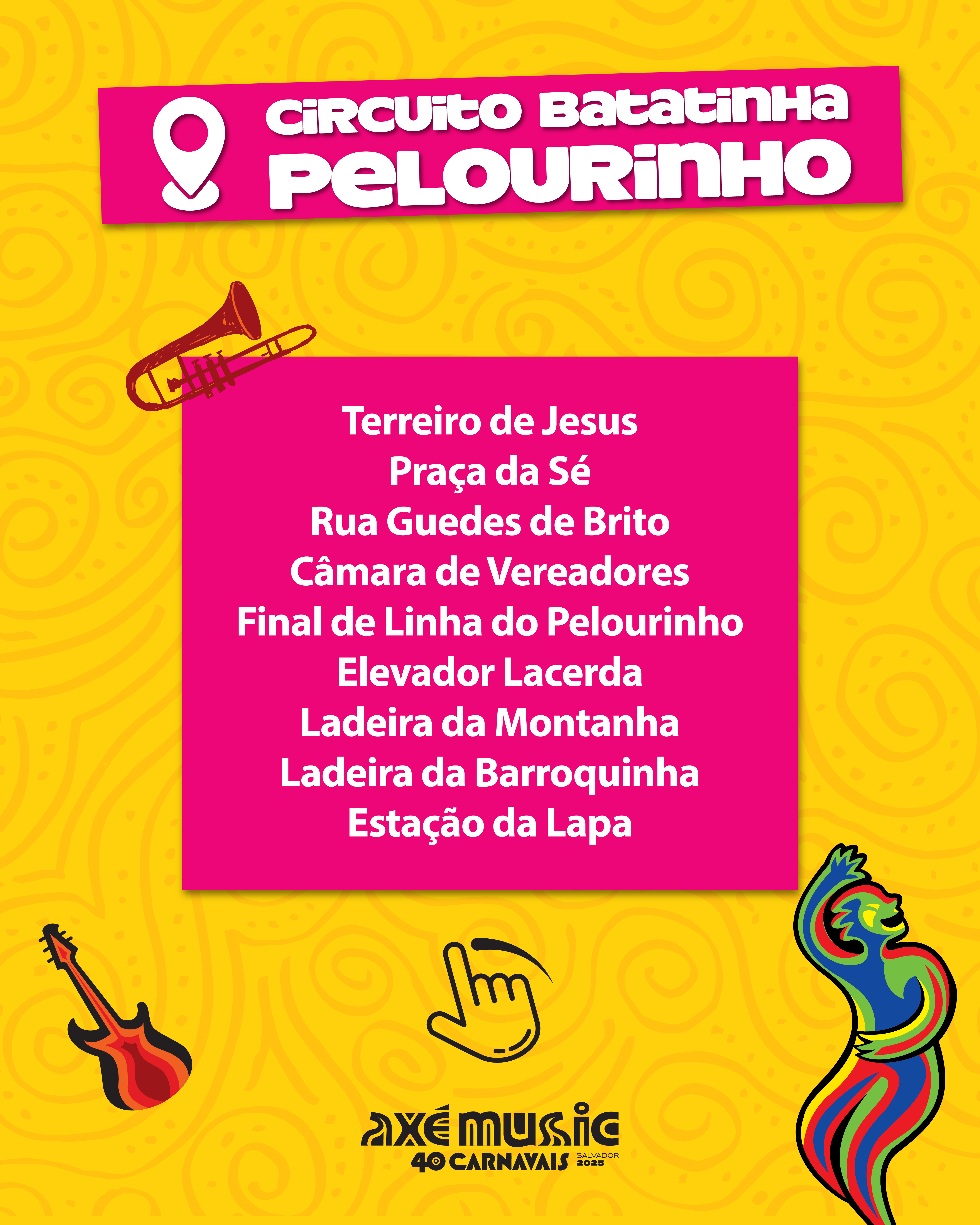 Pontos dos Banheiros Químicos: Centro Histórico