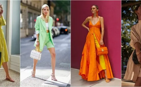 A cartela de cores e tendências para o verão