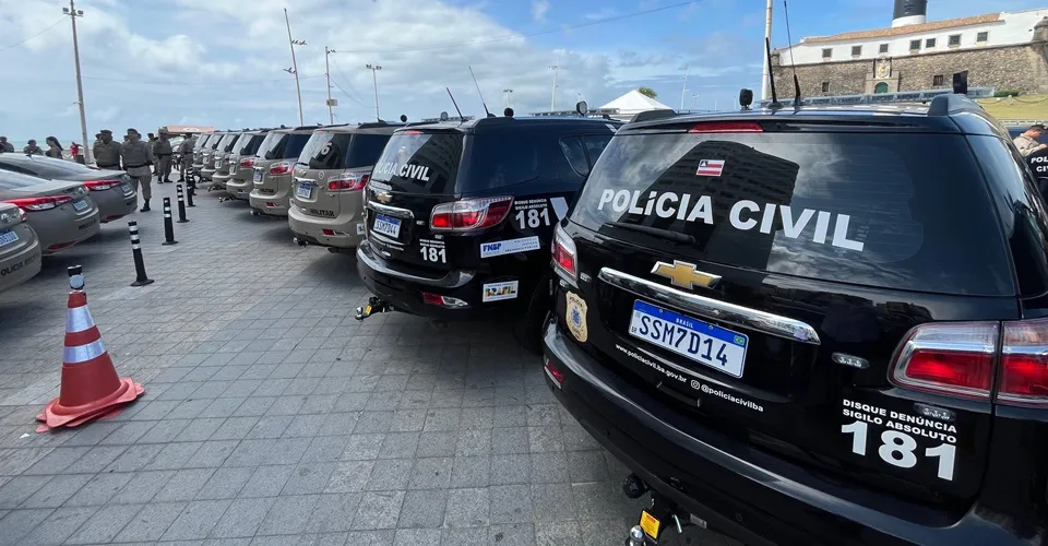 Governo entrega viaturas para a polícia; investimento estimado é de R$ 25 milhões