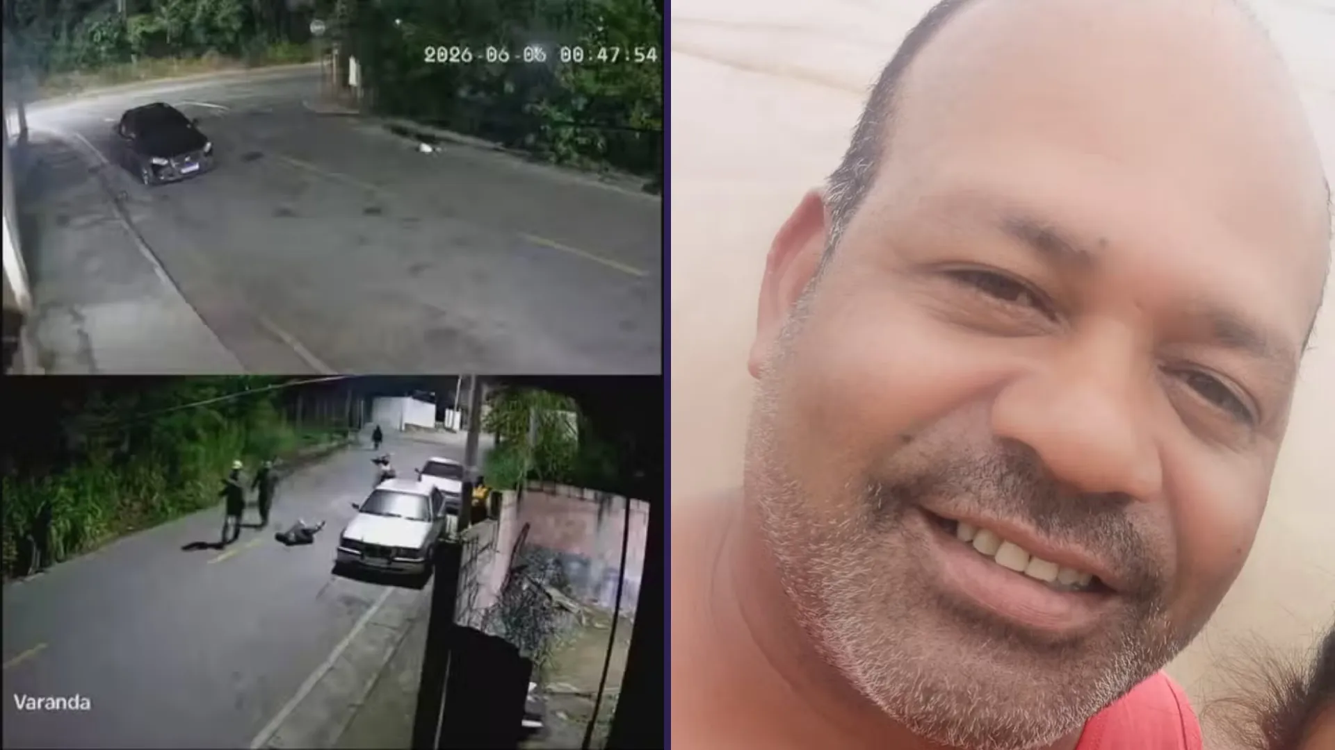 Imagem de ataque e vítima