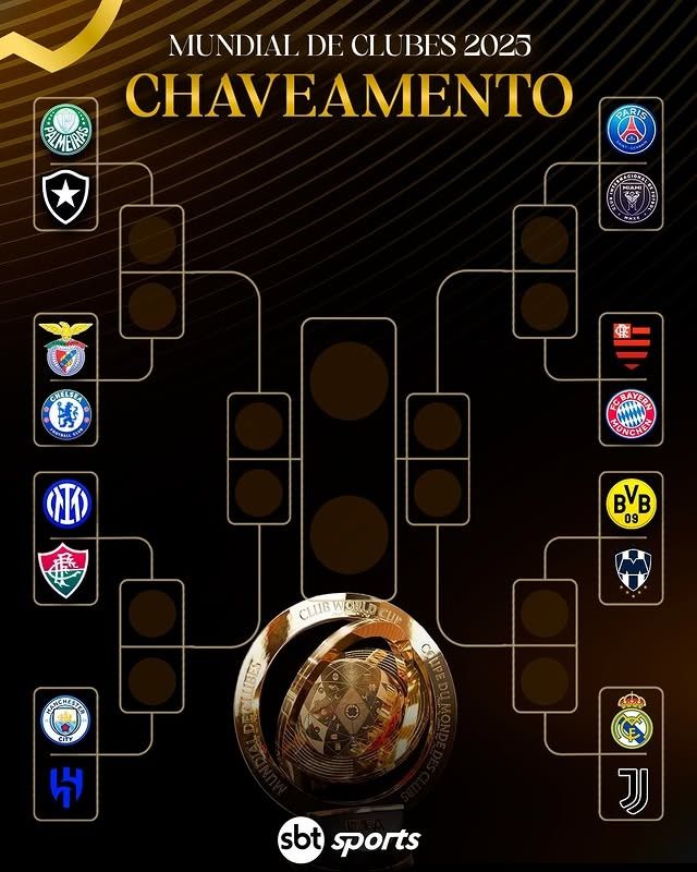 Os jogos das oitavas do Mundial de Clubes vão acontecer entre o sábado e a terça-feira (1). Foto: SBT Sports